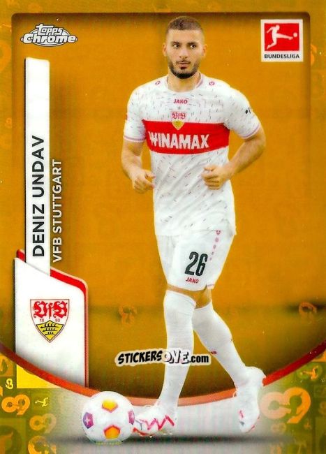 Sticker Deniz Undav - Bundesliga Chrome 2023-2024
 n. 92 - Topps