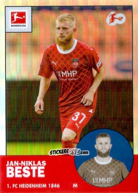 Sticker Jan-Niklas Beste - Bundesliga Chrome 2023-2024
 n. TAN-21 - Topps