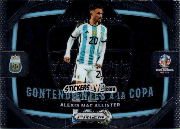 Cromo Alexis Mac Allister - Prizm Copa America 2023-2024
 n. CC24 - Panini