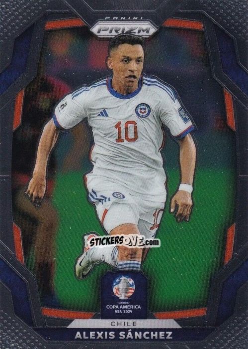 Figurina Alexis Sanchez - Prizm Copa America 2023-2024
 n. 46 - Panini
