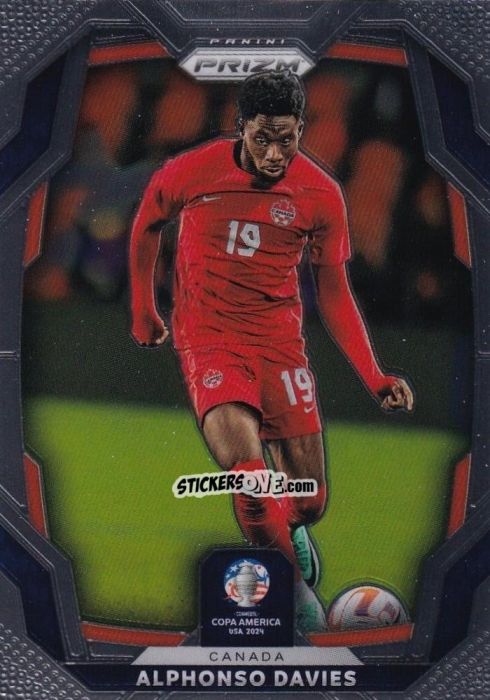 Cromo Alphonso Davies - Prizm Copa America 2023-2024
 n. 167 - Panini