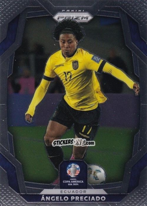 Cromo Angelo Preciado - Prizm Copa America 2023-2024
 n. 70 - Panini