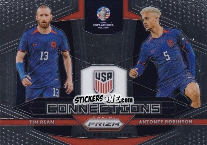 Sticker Antonee Robinson / Tim Ream - Prizm Copa America 2023-2024
 n. C2 - Panini