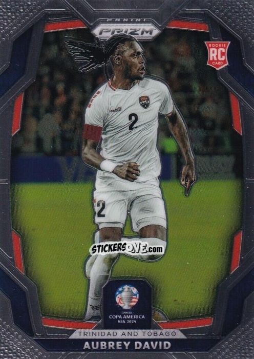 Figurina Aubrey David - Prizm Copa America 2023-2024
 n. 200 - Panini