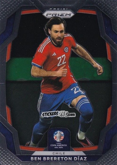Figurina Ben Brereton Diaz - Prizm Copa America 2023-2024
 n. 41 - Panini