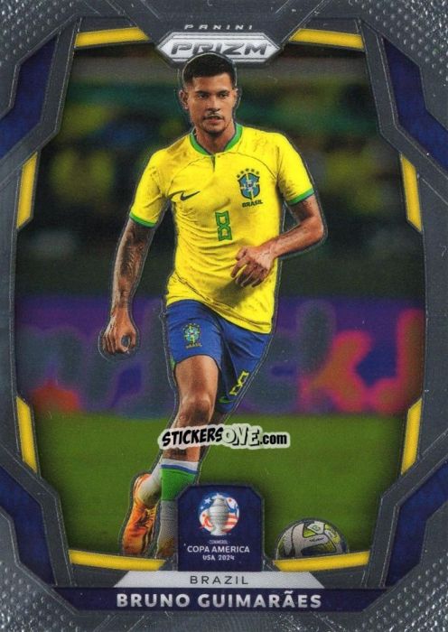 Sticker Bruno Guimaraes - Prizm Copa America 2023-2024
 n. 33 - Panini