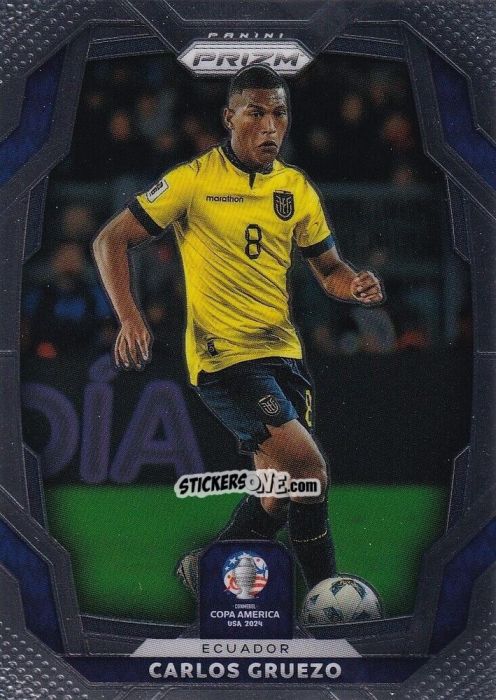 Cromo Carlos Gruezo - Prizm Copa America 2023-2024
 n. 67 - Panini