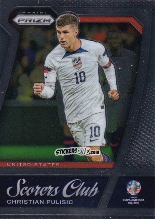 Cromo Christian Pulisic - Prizm Copa America 2023-2024
 n. SC10 - Panini