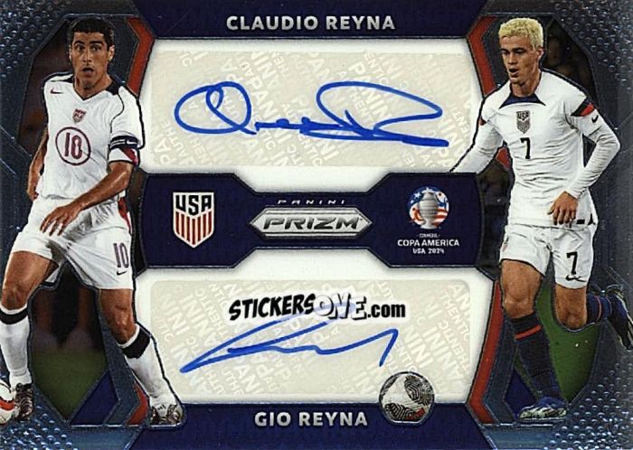 Cromo Claudio Reyna / Gio Reyna - Prizm Copa America 2023-2024
 n. DS3 - Panini