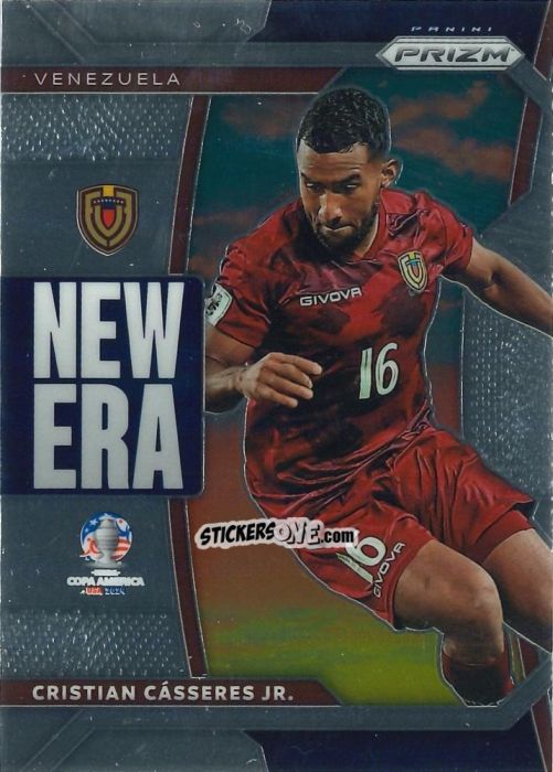 Figurina Cristian Casseres Jr. - Prizm Copa America 2023-2024
 n. NE18 - Panini
