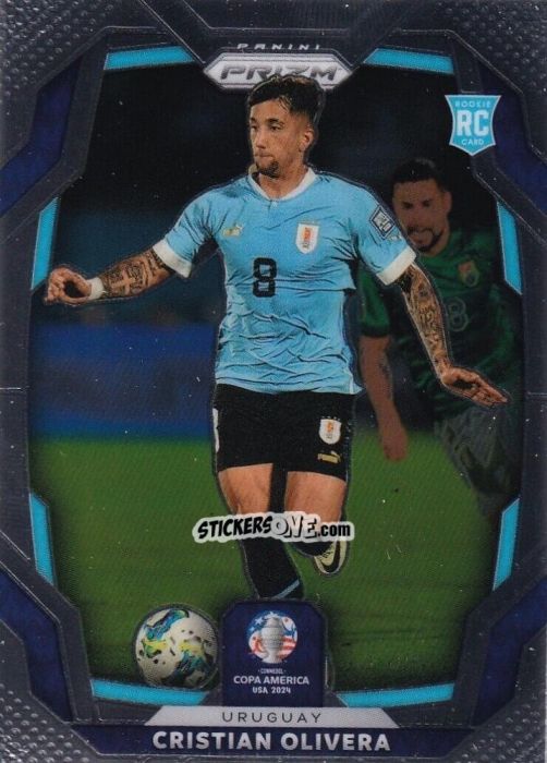 Figurina Cristian Olivera - Prizm Copa America 2023-2024
 n. 100 - Panini