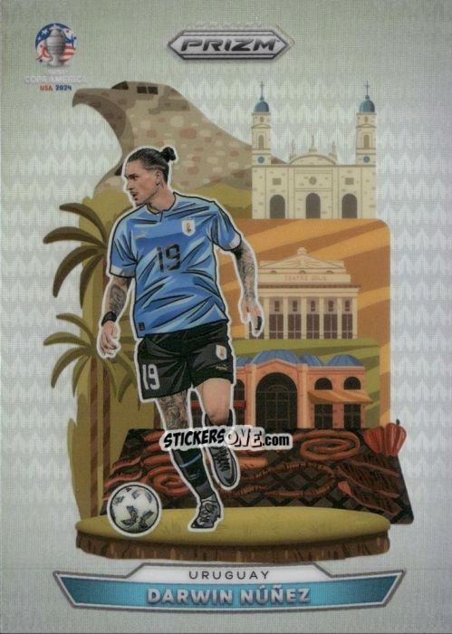 Cromo Darwin Nunez - Prizm Copa America 2023-2024
 n. NL7 - Panini