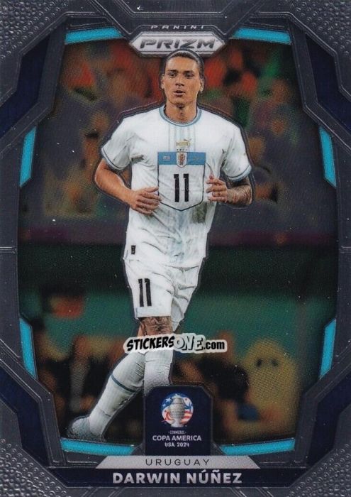 Cromo Darwin Nunez - Prizm Copa America 2023-2024
 n. 107 - Panini