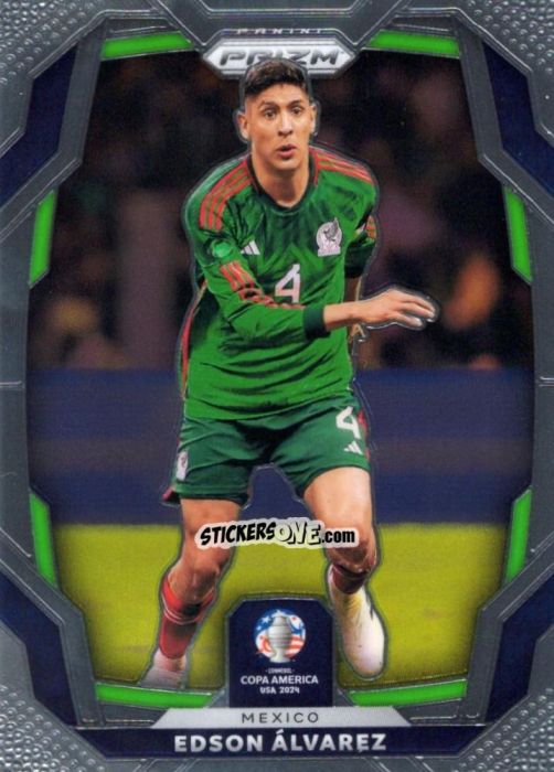 Sticker Edson Alvarez - Prizm Copa America 2023-2024
 n. 136 - Panini