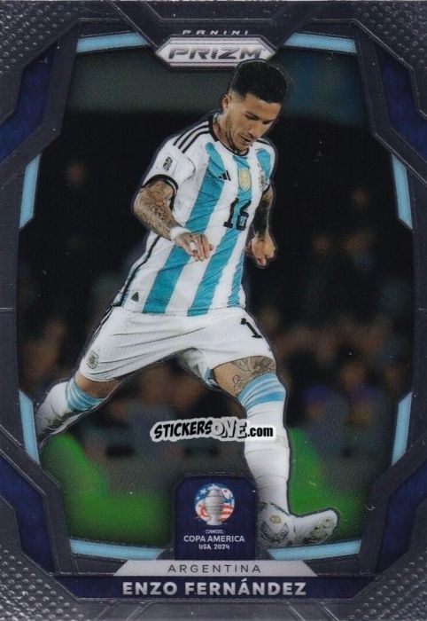 Sticker Enzo Fernandez - Prizm Copa America 2023-2024
 n. 3 - Panini