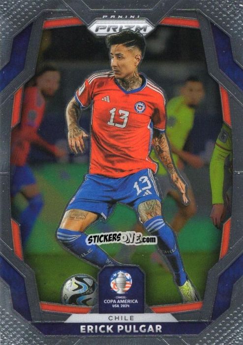 Sticker Erick Pulgar - Prizm Copa America 2023-2024
 n. 48 - Panini