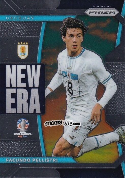 Figurina Facundo Pellistri - Prizm Copa America 2023-2024
 n. NE37 - Panini