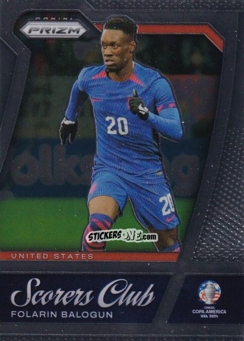 Figurina Folarin Balogun - Prizm Copa America 2023-2024
 n. SC16 - Panini
