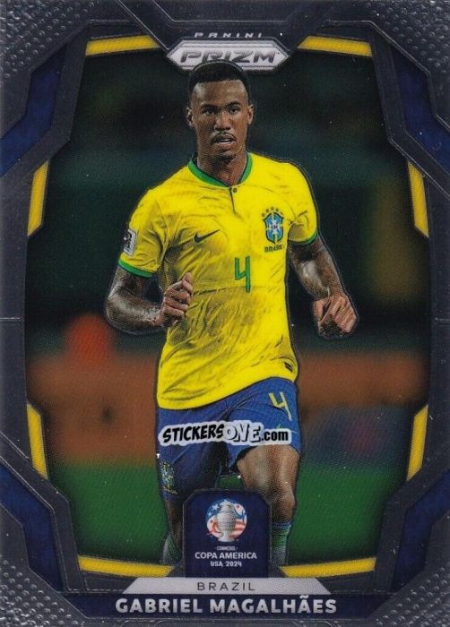 Sticker Gabriel Magalhaes - Prizm Copa America 2023-2024
 n. 30 - Panini