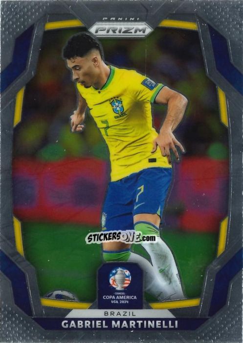 Sticker Gabriel Martinelli - Prizm Copa America 2023-2024
 n. 38 - Panini