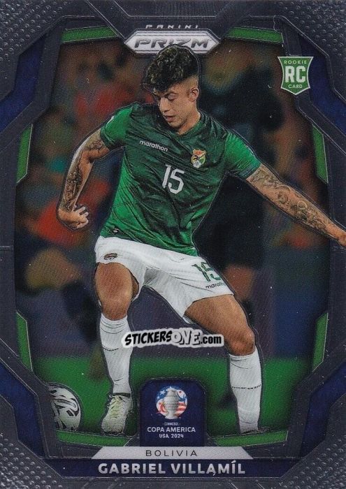 Cromo Gabriel Villamil - Prizm Copa America 2023-2024
 n. 21 - Panini