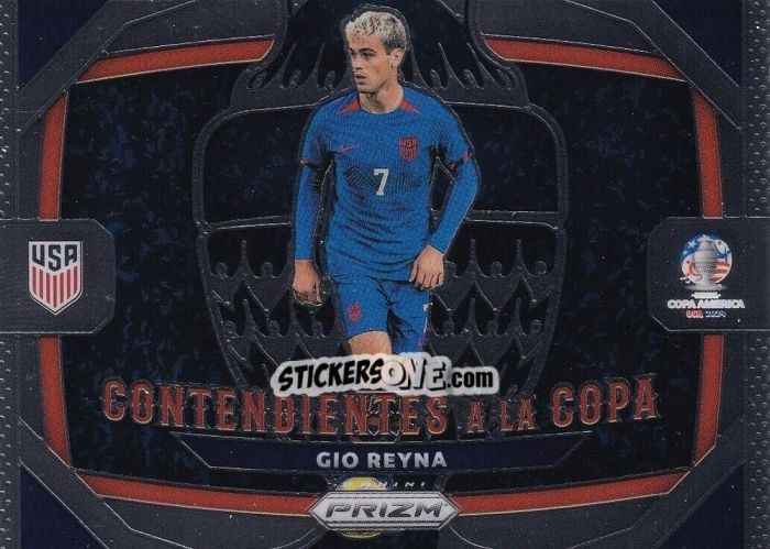 Cromo Gio Reyna - Prizm Copa America 2023-2024
 n. CC29 - Panini