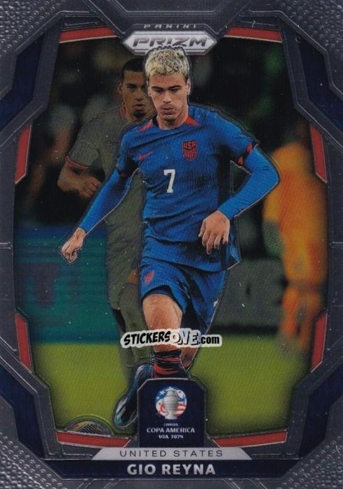 Cromo Gio Reyna - Prizm Copa America 2023-2024
 n. 156 - Panini