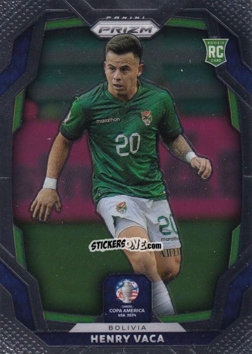 Cromo Henry Vaca - Prizm Copa America 2023-2024
 n. 17 - Panini