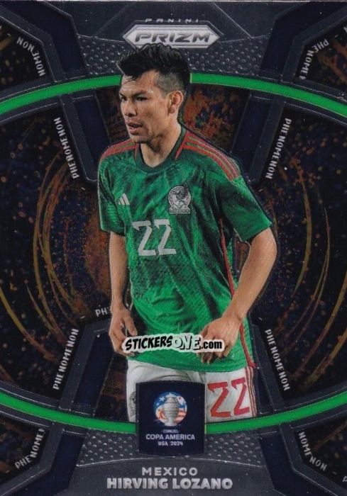 Cromo Hirving Lozano - Prizm Copa America 2023-2024
 n. P11 - Panini
