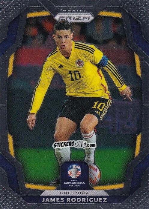 Sticker James Rodriguez - Prizm Copa America 2023-2024
 n. 49 - Panini