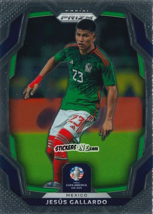 Figurina Jesus Gallardo - Prizm Copa America 2023-2024
 n. 130 - Panini