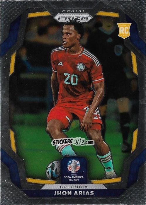 Sticker Jhon Arias - Prizm Copa America 2023-2024
 n. 50 - Panini