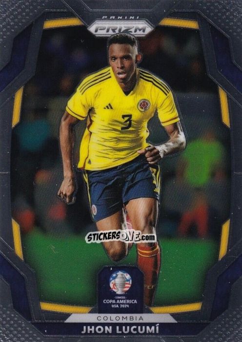 Cromo Jhon Lucumi - Prizm Copa America 2023-2024
 n. 60 - Panini
