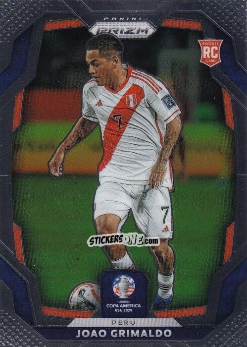 Sticker Joao Grimaldo - Prizm Copa America 2023-2024
 n. 88 - Panini