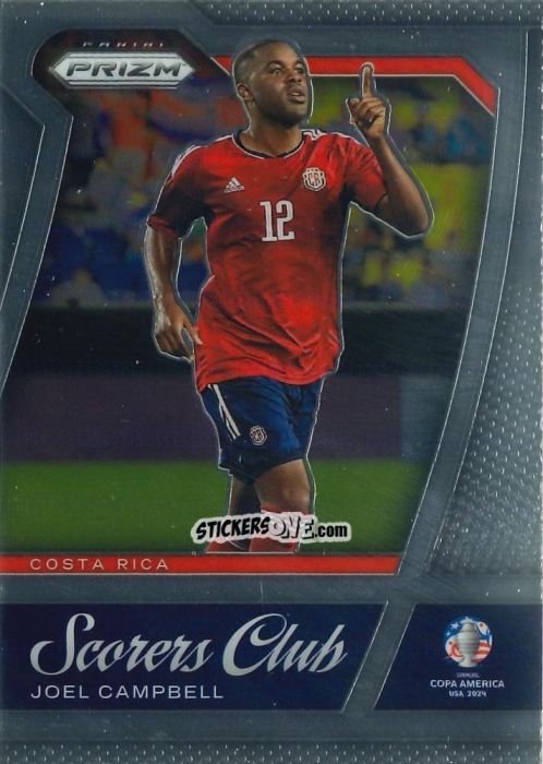 Cromo Joel Campbell - Prizm Copa America 2023-2024
 n. SC7 - Panini