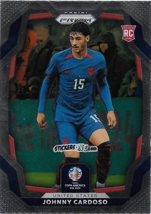 Cromo Johnny Cardoso - Prizm Copa America 2023-2024
 n. 155 - Panini