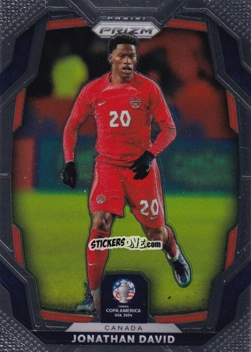Cromo Jonathan David - Prizm Copa America 2023-2024
 n. 166 - Panini