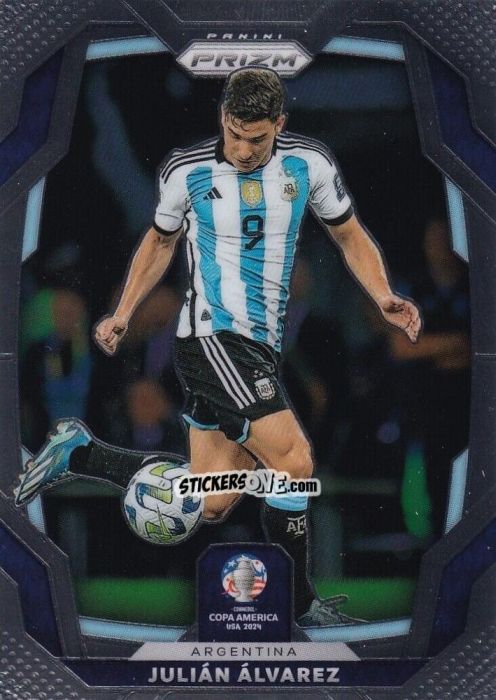 Cromo Julian Alvarez - Prizm Copa America 2023-2024
 n. 12 - Panini