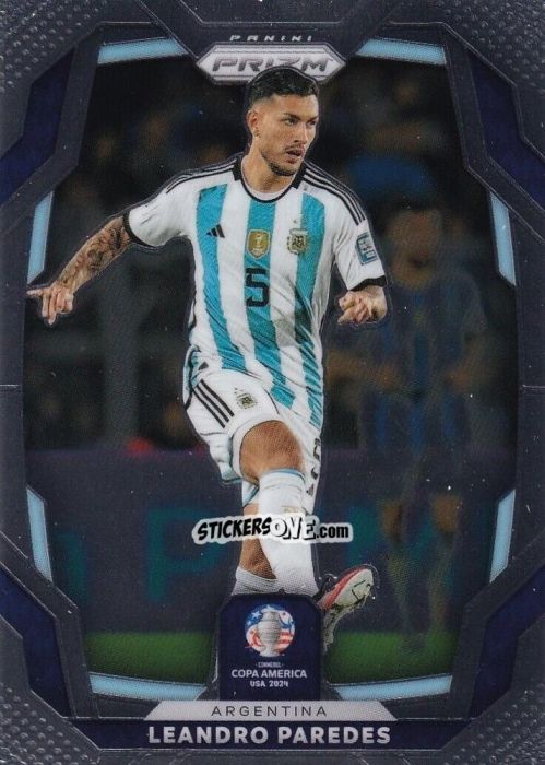 Cromo Leandro Paredes - Prizm Copa America 2023-2024
 n. 11 - Panini