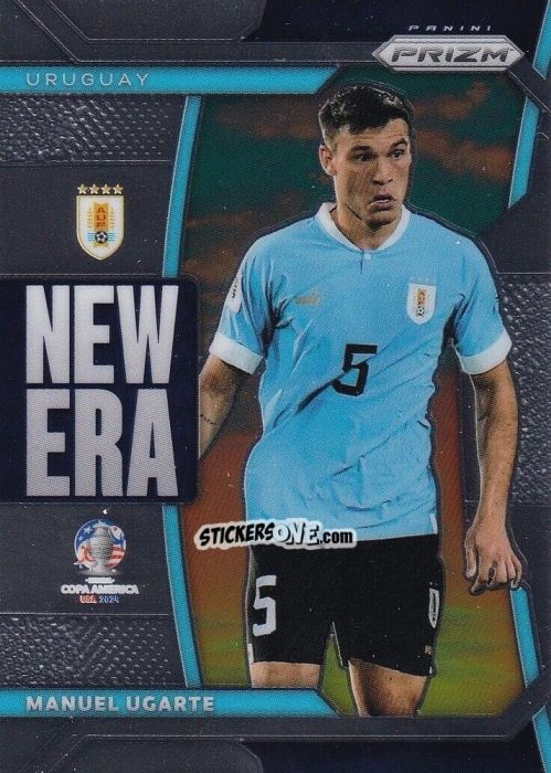 Sticker Manuel Ugarte - Prizm Copa America 2023-2024
 n. NE20 - Panini