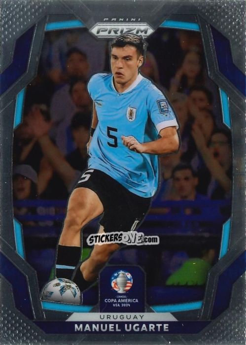 Sticker Manuel Ugarte - Prizm Copa America 2023-2024
 n. 99 - Panini
