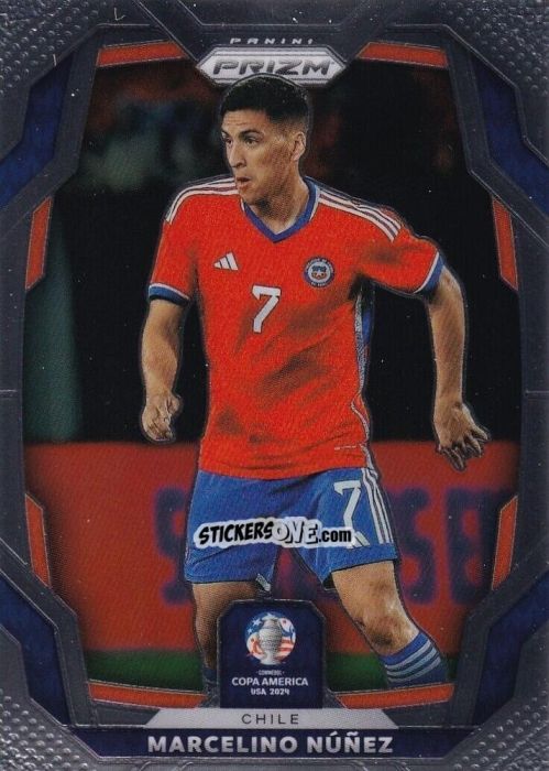 Cromo Marcelino Nunez - Prizm Copa America 2023-2024
 n. 40 - Panini