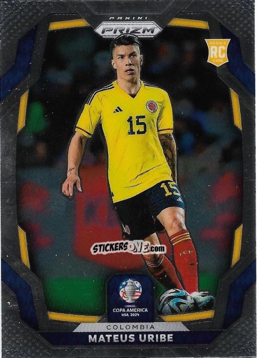 Sticker Mateus Uribe - Prizm Copa America 2023-2024
 n. 54 - Panini