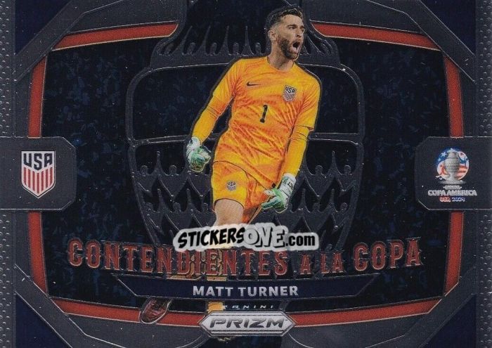 Sticker Matt Turner - Prizm Copa America 2023-2024
 n. CC36 - Panini