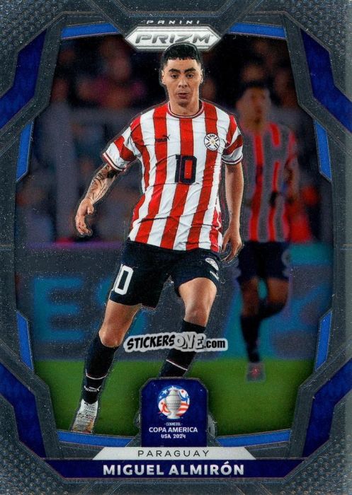 Cromo Miguel Almiron - Prizm Copa America 2023-2024
 n. 82 - Panini
