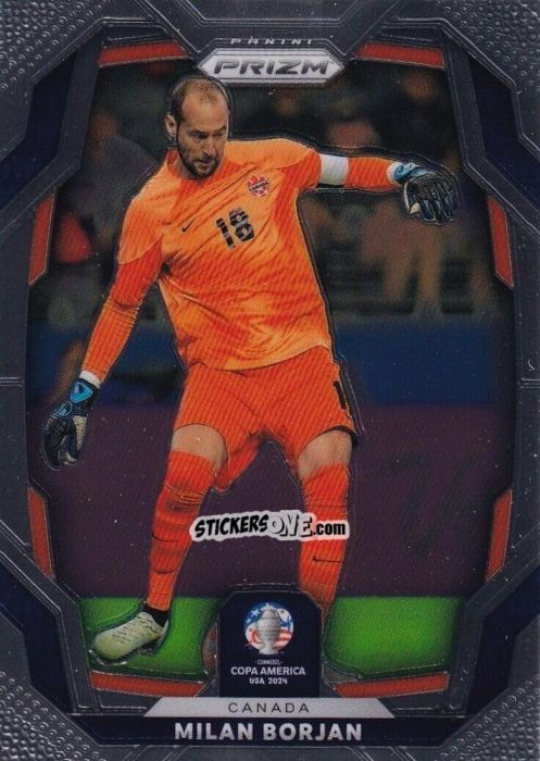 Figurina Milan Borjan - Prizm Copa America 2023-2024
 n. 165 - Panini