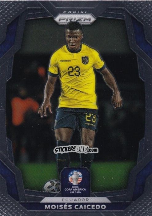 Cromo Moises Caicedo - Prizm Copa America 2023-2024
 n. 65 - Panini