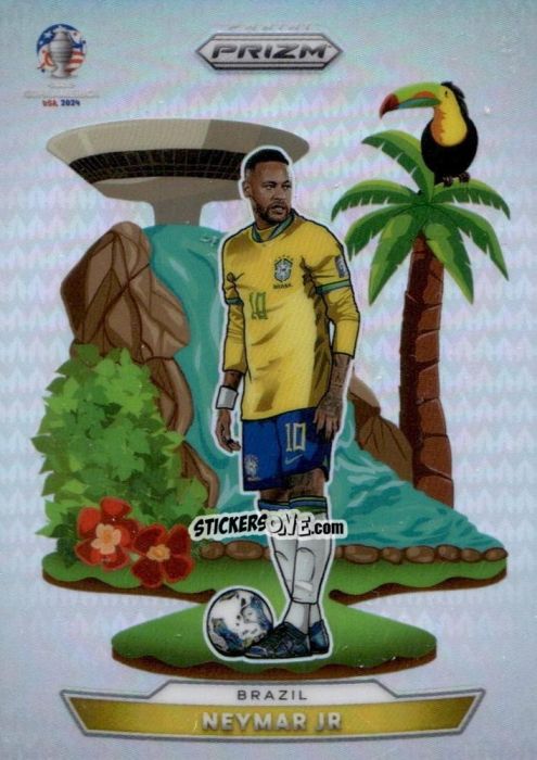 Figurina Neymar Jr - Prizm Copa America 2023-2024
 n. NL4 - Panini