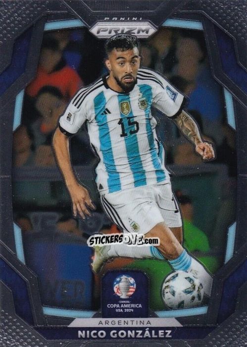 Sticker Nico Gonzalez - Prizm Copa America 2023-2024
 n. 5 - Panini
