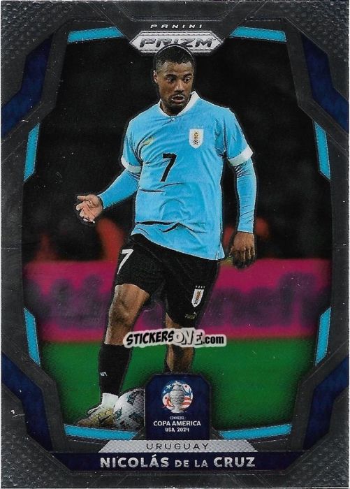 Figurina Nicolas de la Cruz - Prizm Copa America 2023-2024
 n. 96 - Panini